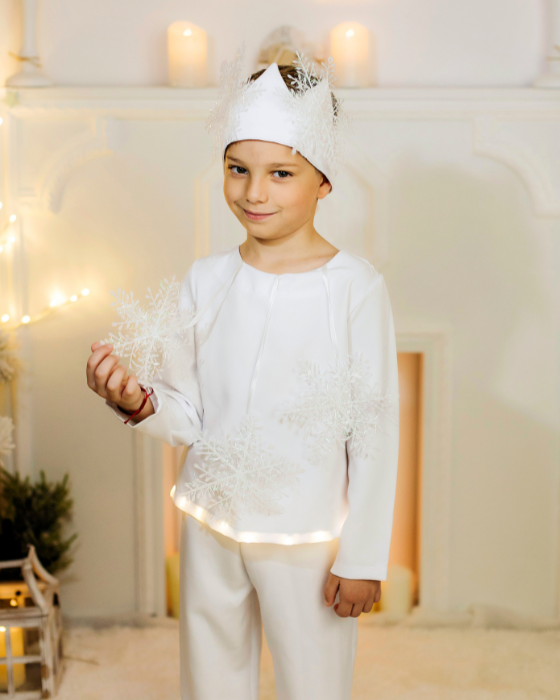 Boys' 3-piece Snowflake Costume, complete with Lights