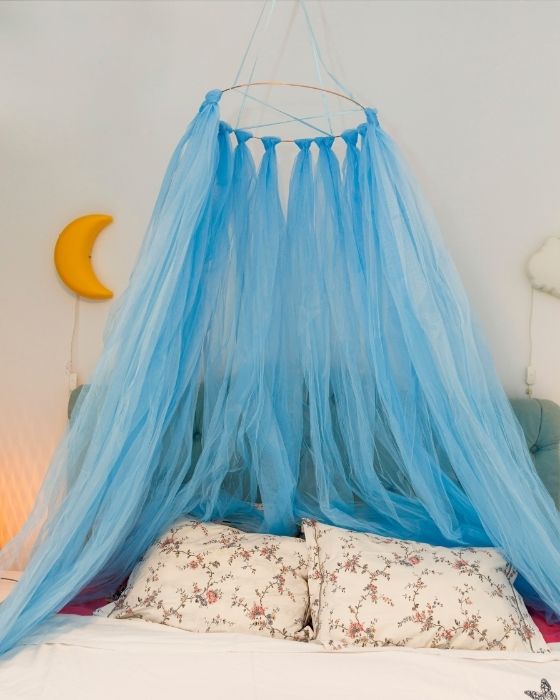 Canopy for Baby's Room, Blue