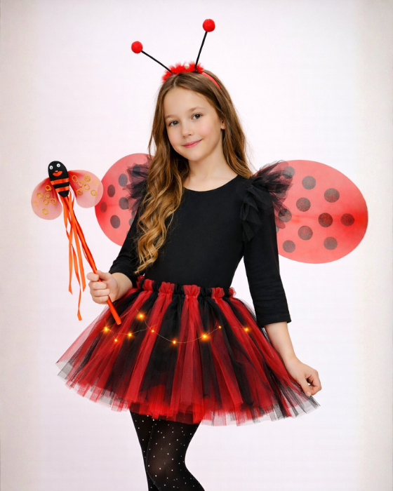 Ladybug Costume, 5 pieces