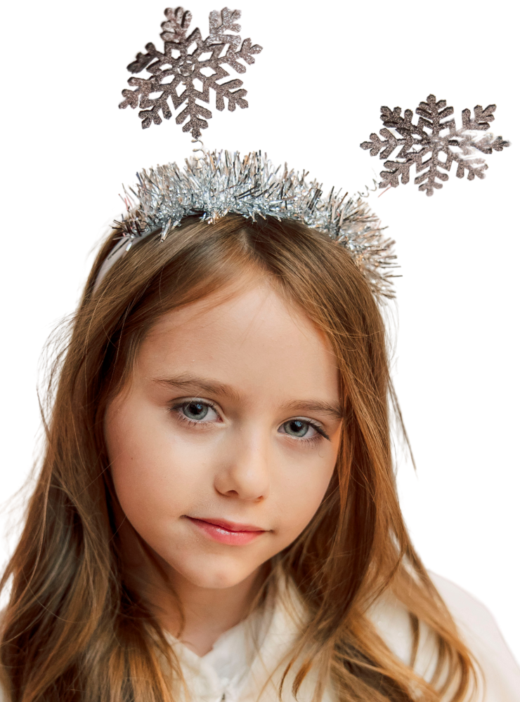 Snowflake and Tinsel Wreath
