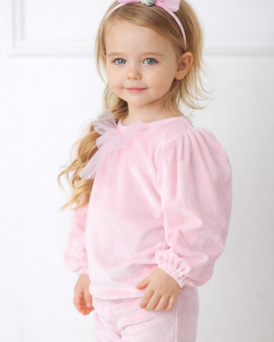 Pink Perfect Princess Puff Sleeve Blouse