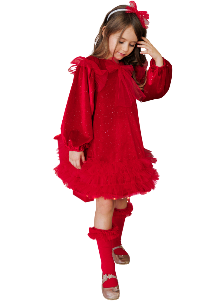 Dress + Headband + Socks Set, 3-4 years
