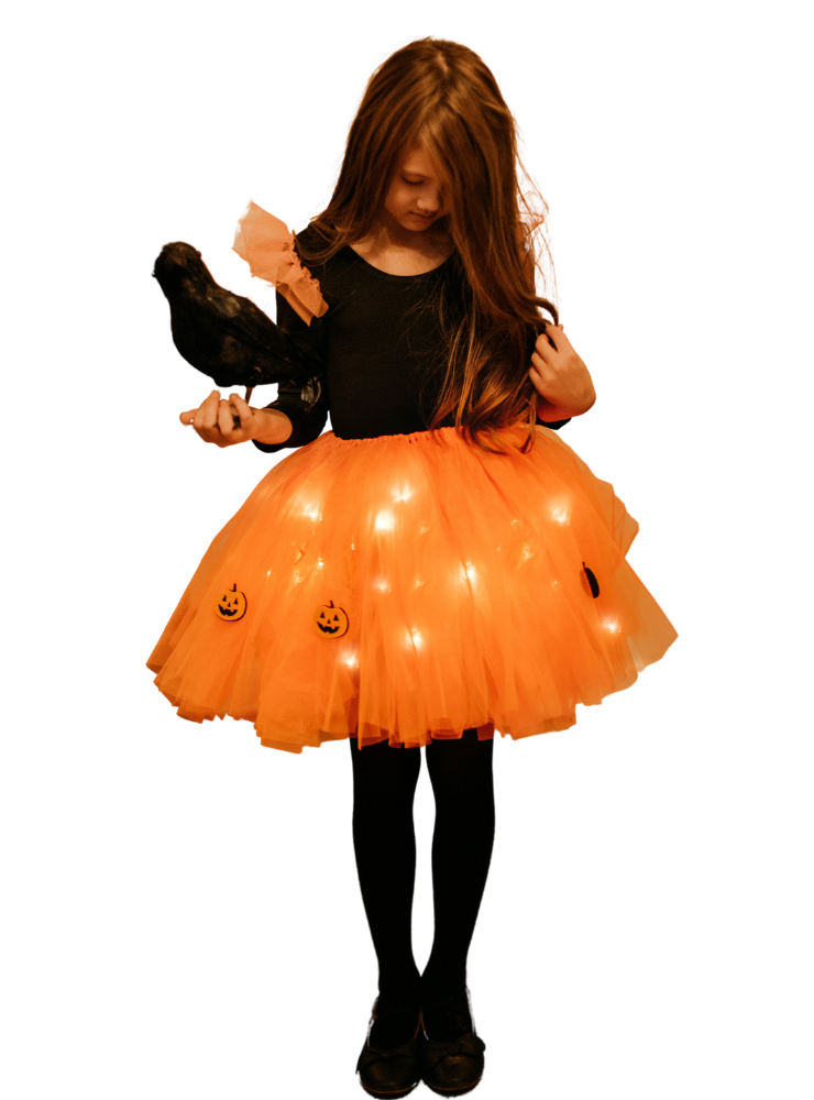 Pumpkin Fairy Skirt, Autumn Fairy, Orange Halloween