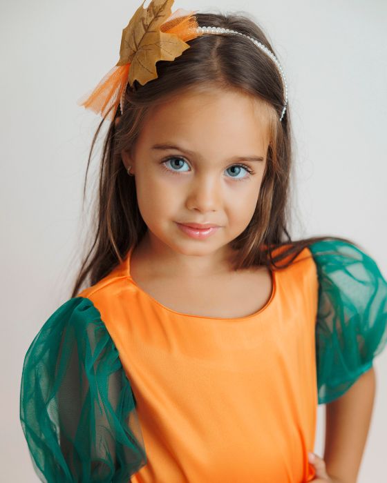 Autumn Flower Costume, 4 pieces, with Lights