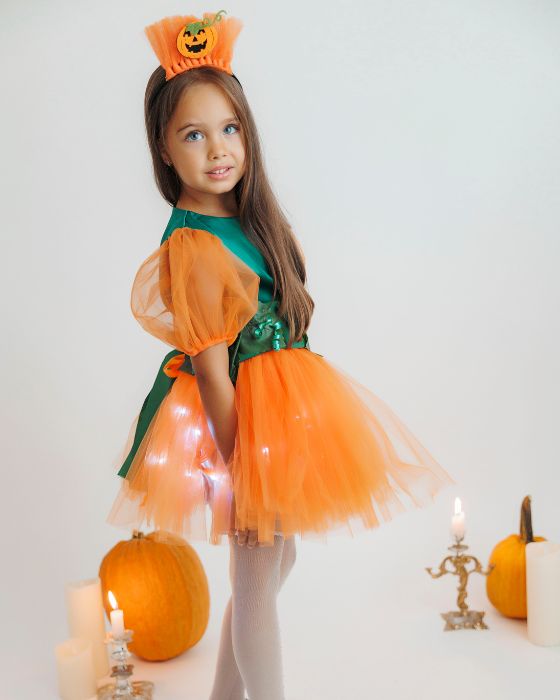 Pumpkin Fairy Fall Fairy Light Skirt, Fall Festival