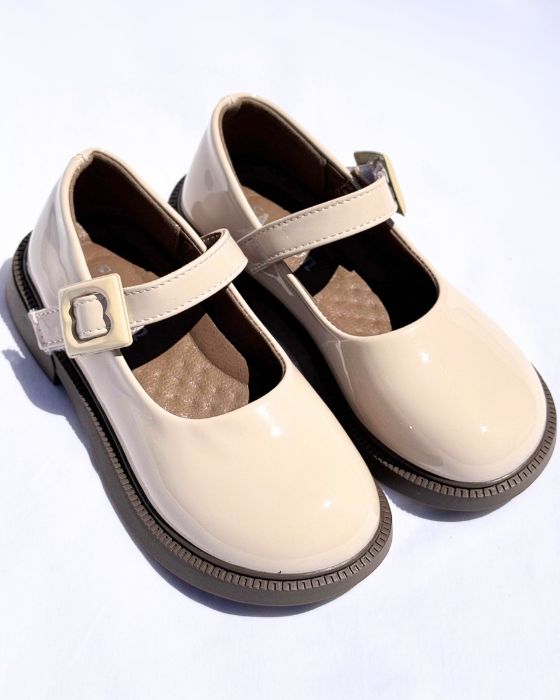 Classic Cream School Shoes