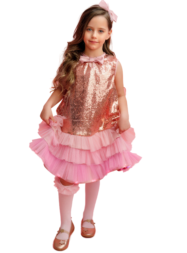 Dress with Lights, Elegant with Sequins