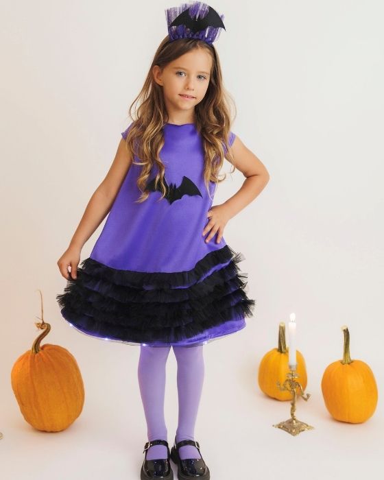 Purple Superhero Sparkle Dress