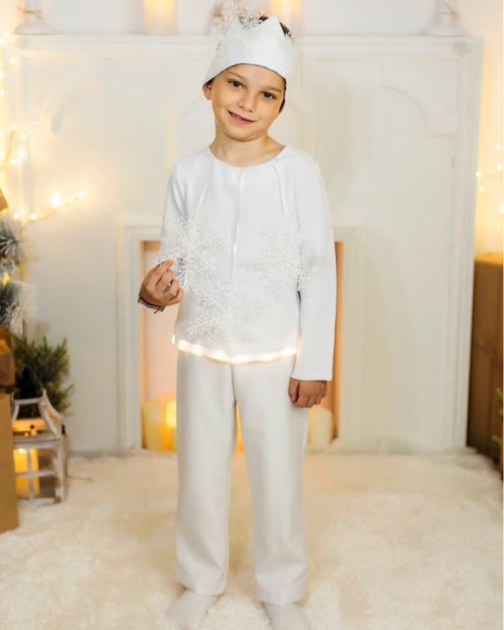 Boys' 3-piece Snowflake Costume, complete with Lights