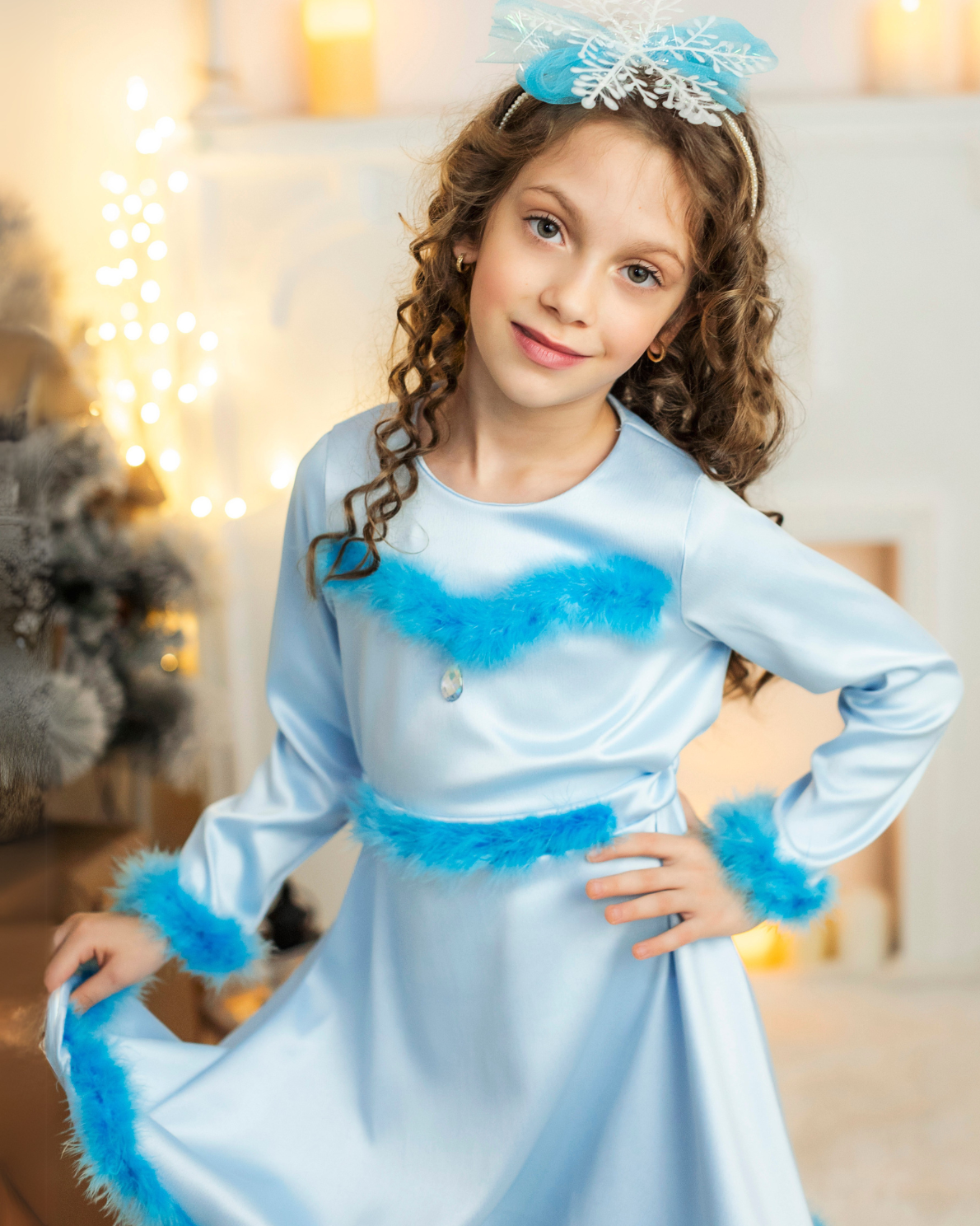 Little Dress with Lights, Blue