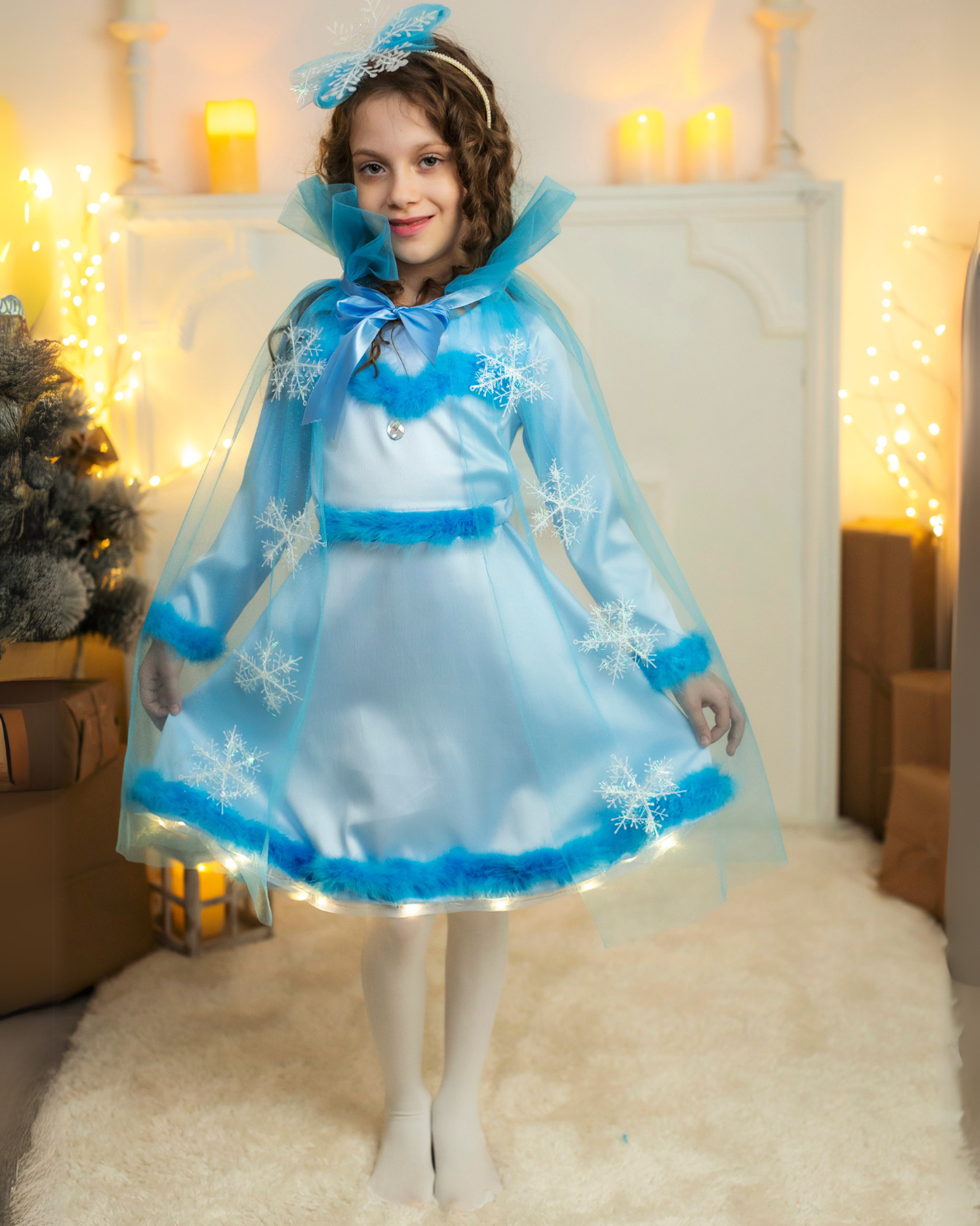 Little Dress with Lights, Blue