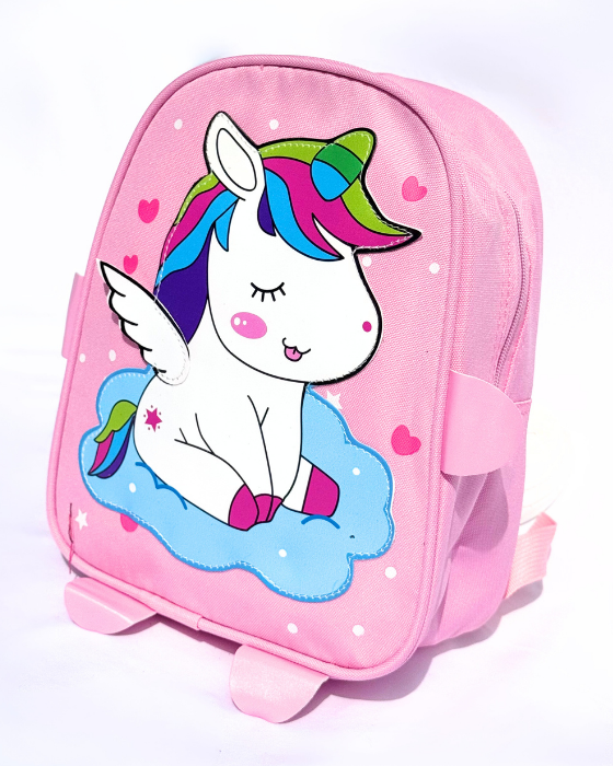 Spacious Pink Unicorn Backpack