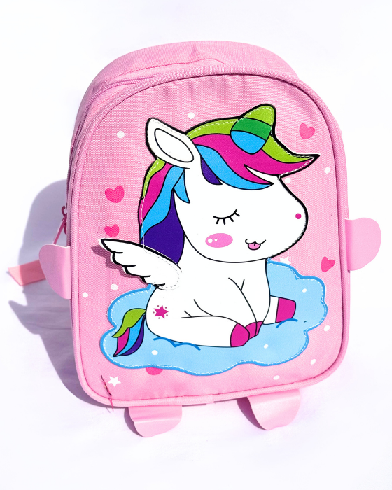 Spacious Pink Unicorn Backpack