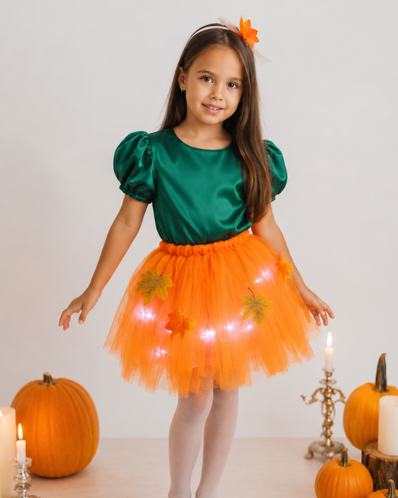 Costum 3  Piese, Zana Toamnei cu bluzita verde