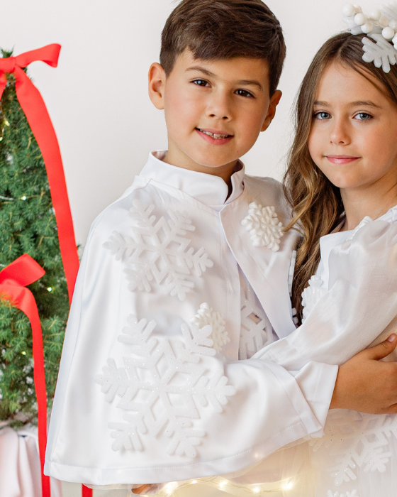 Sparkle Dress, Brown with Leaves, Fall 2025