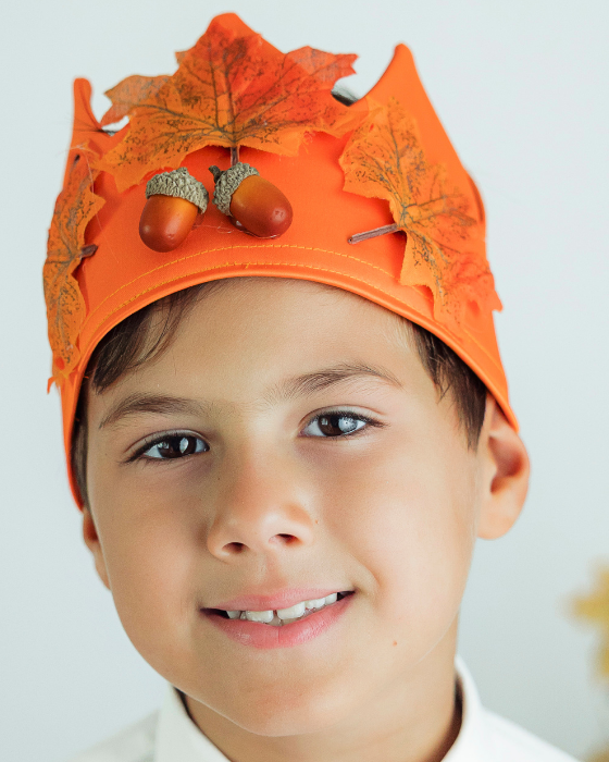 Orange Autumn Wreath with Leaves 2025