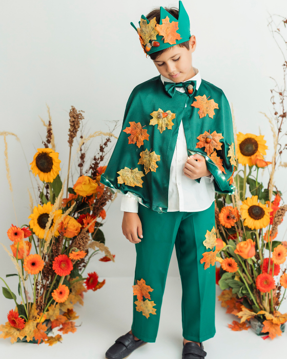 Complete Autumn King Costume, 4 pieces