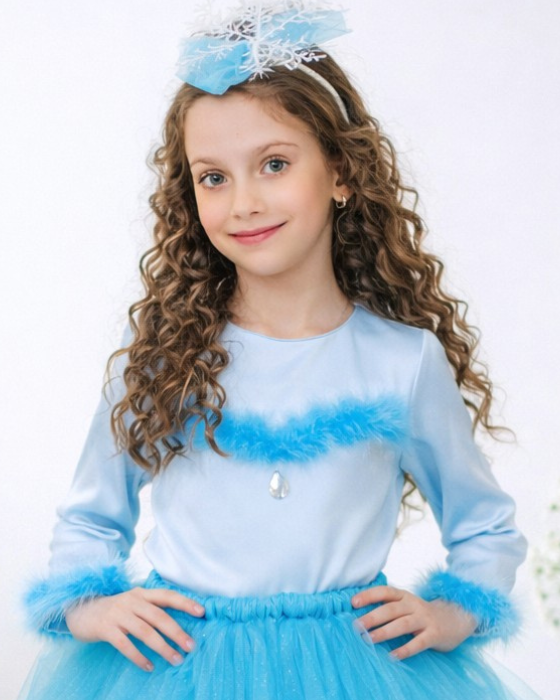 Princess Elsa's Blue Blouse