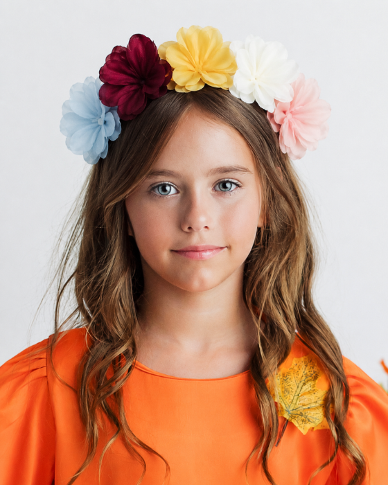 Autumn Poppy Headband Gift