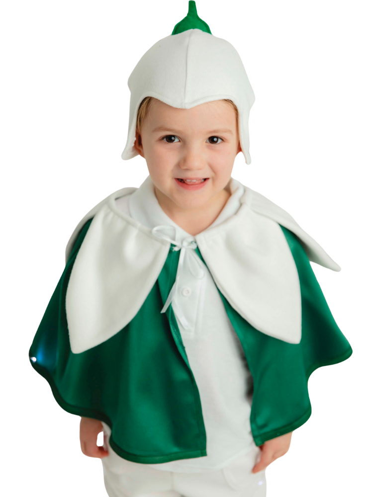 Snowdrop Cape, boy, Spring Recital