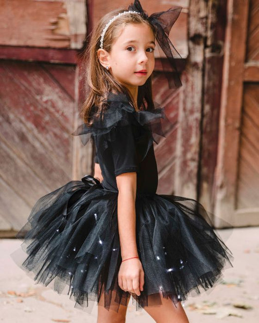 Black Skirt with Lights