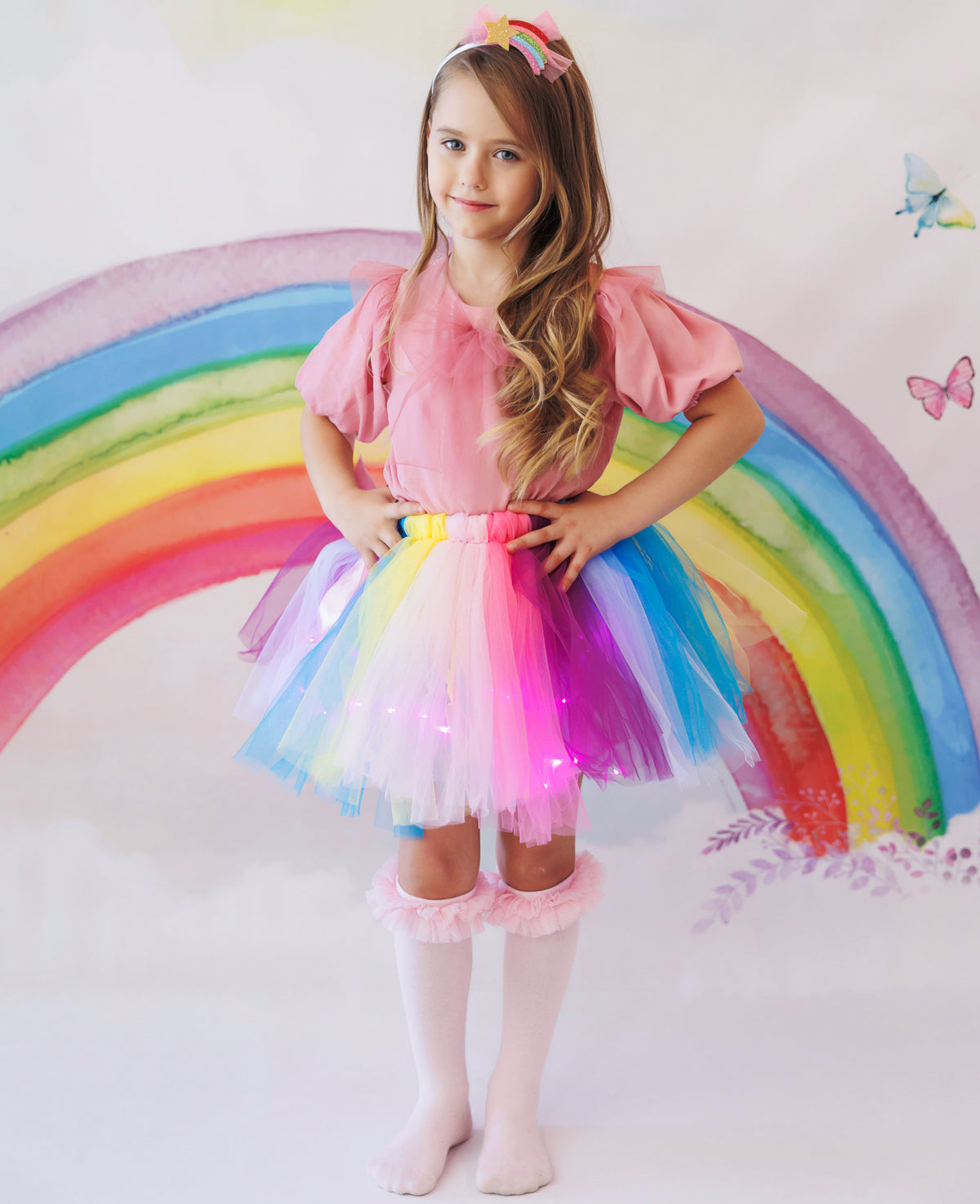 Light-Up Skirt, Rainbow