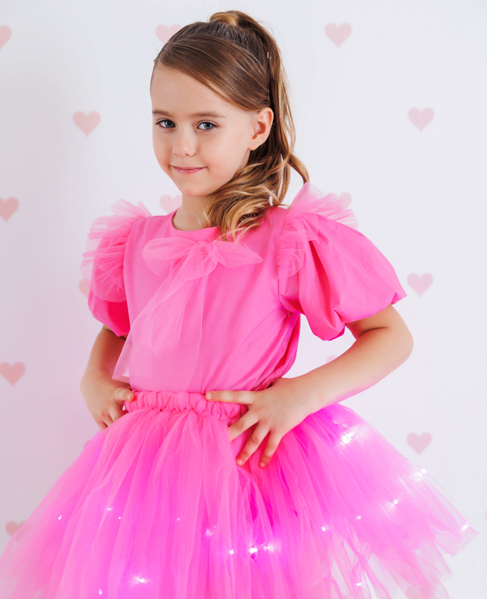 Sparkle Skirt, Candy Pink 