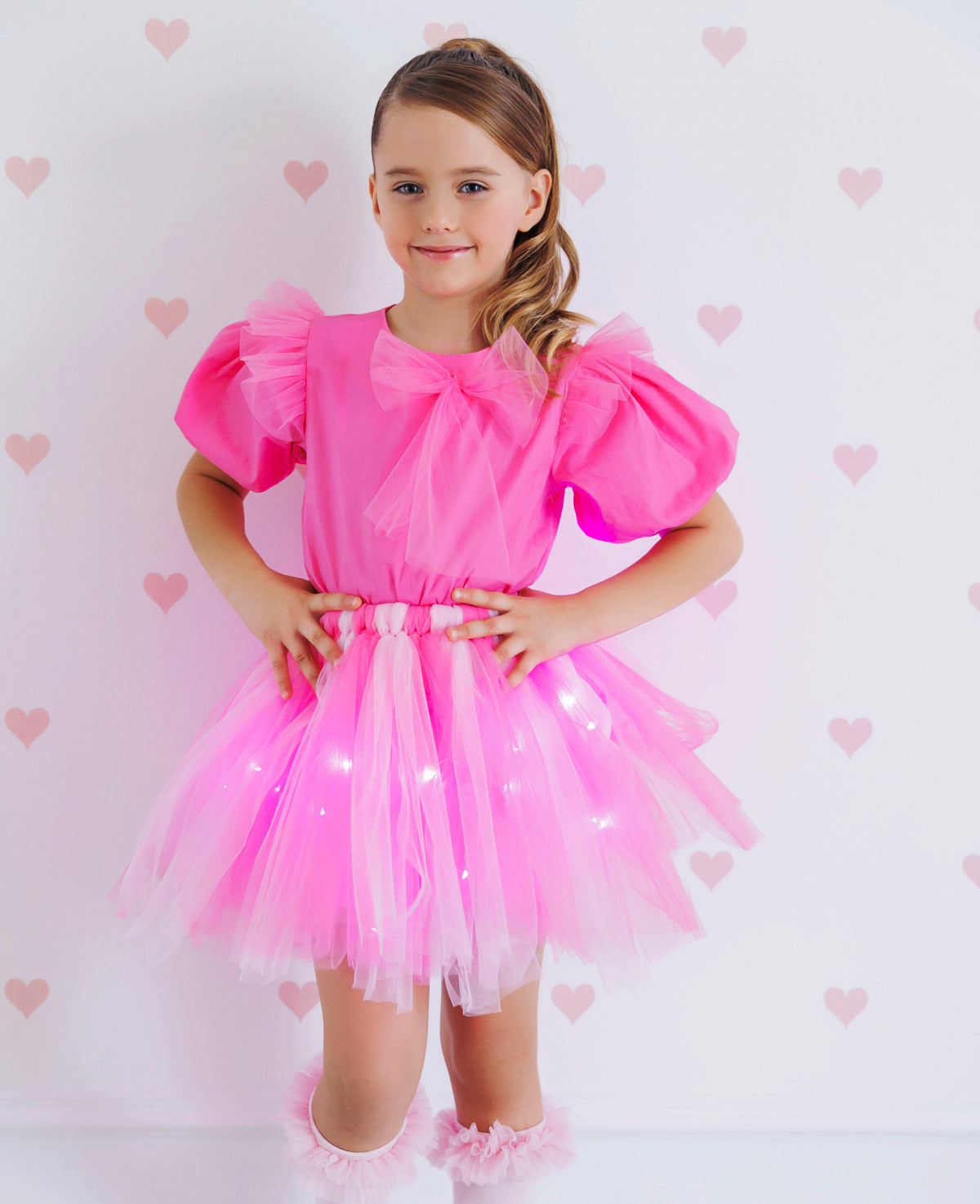 Light-Up Outfit, Cotton Candy Pink, 2-Piece