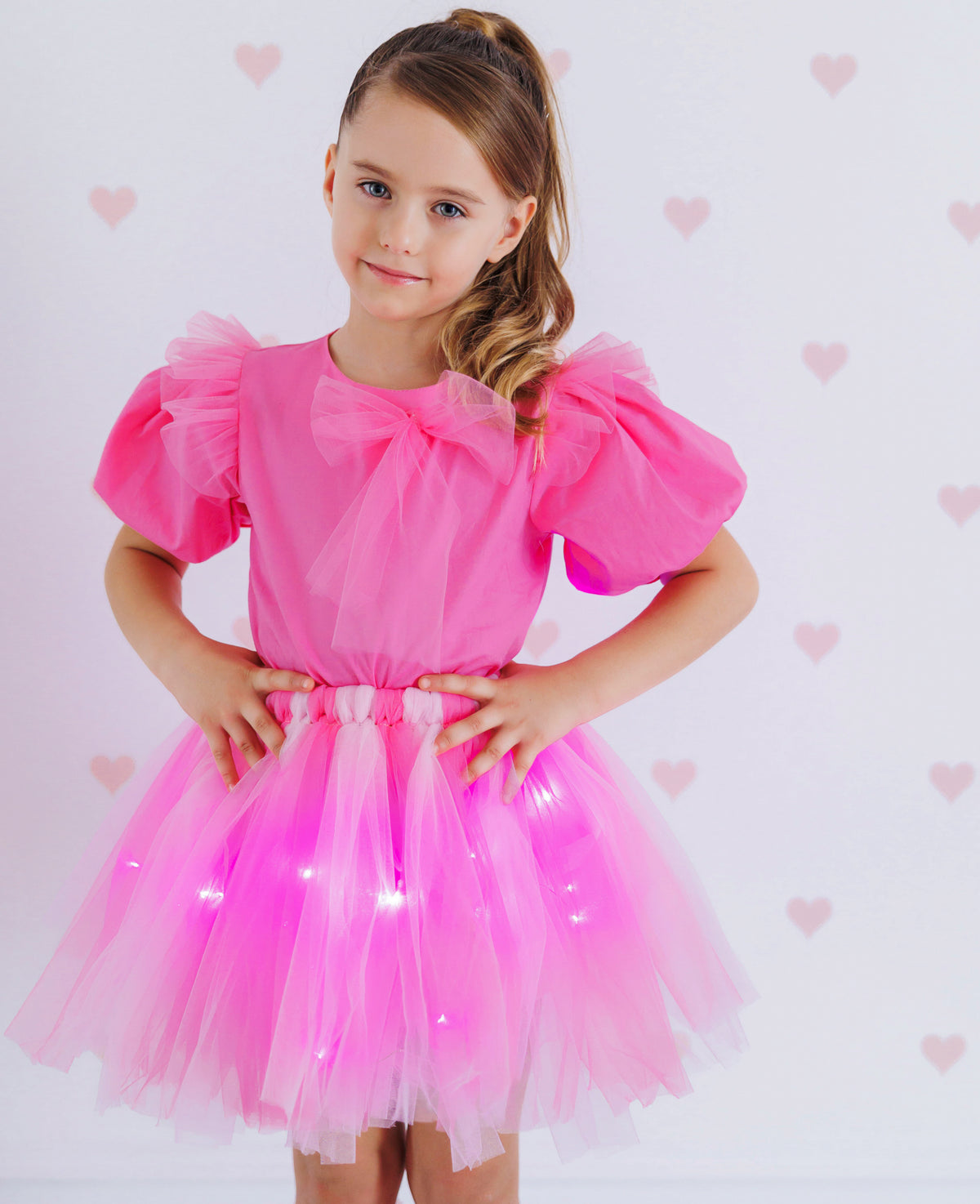 Light-Up Outfit, Cotton Candy Pink, 2-Piece