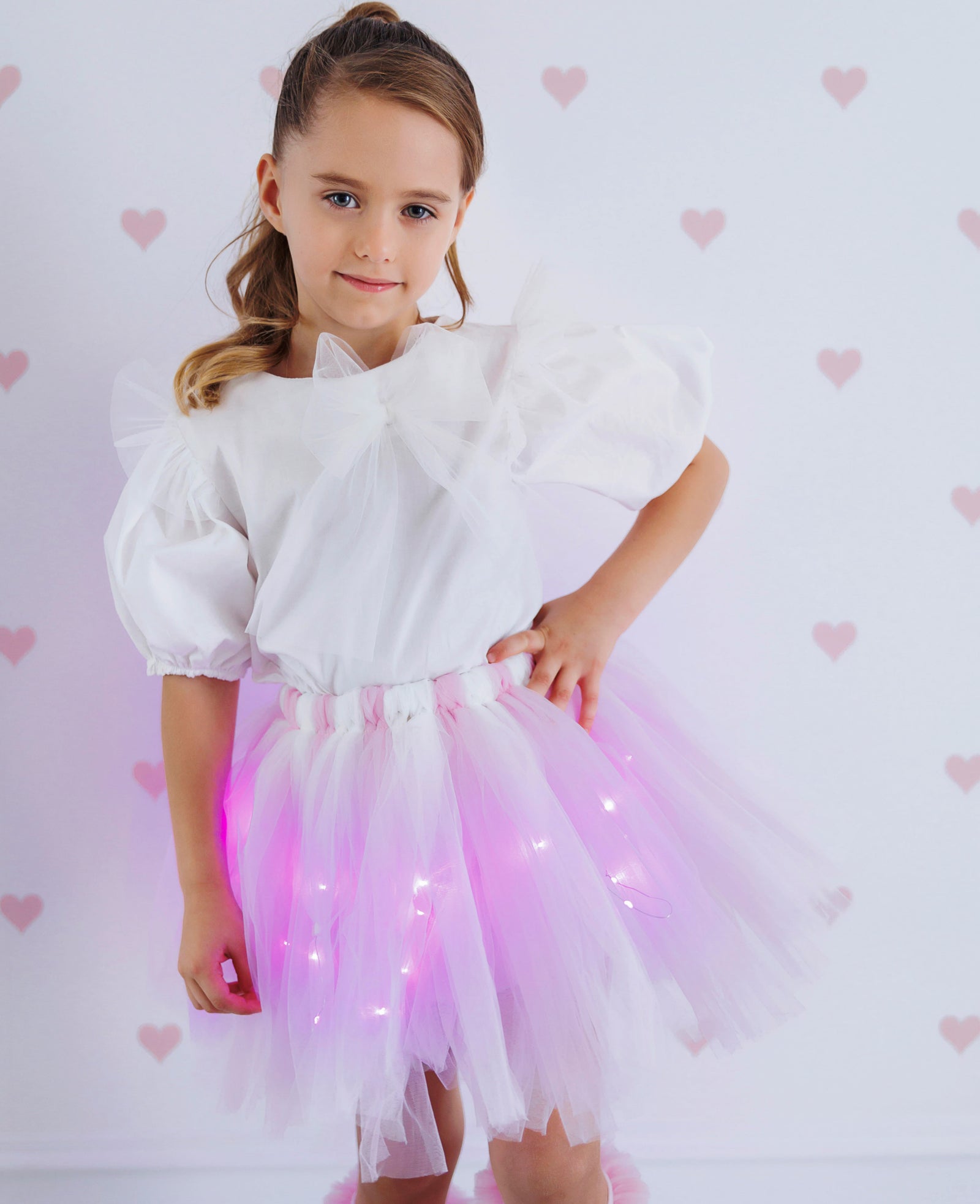 Sparkle Skirt, Cotton Candy Pink 
