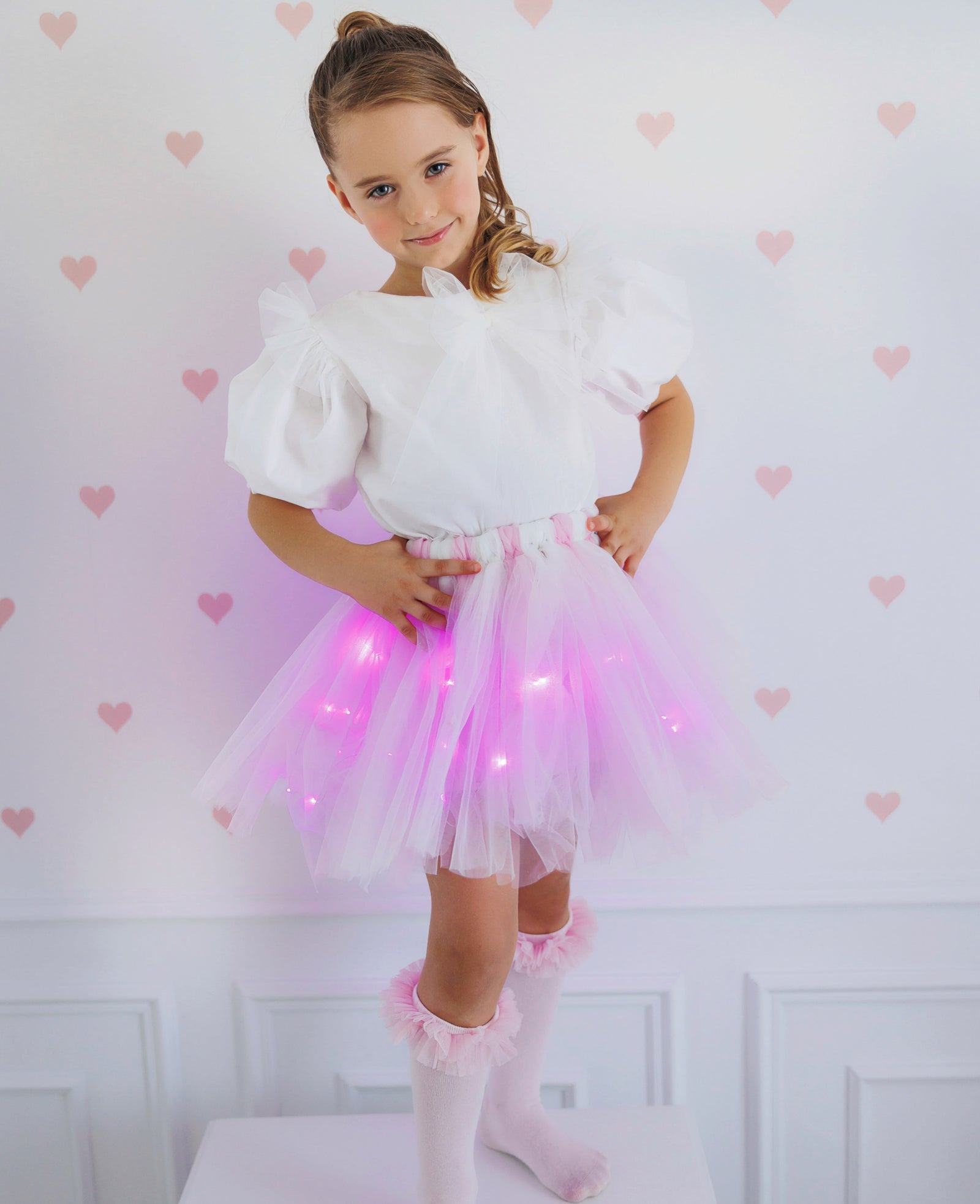 Sparkle Skirt, Cotton Candy Pink 