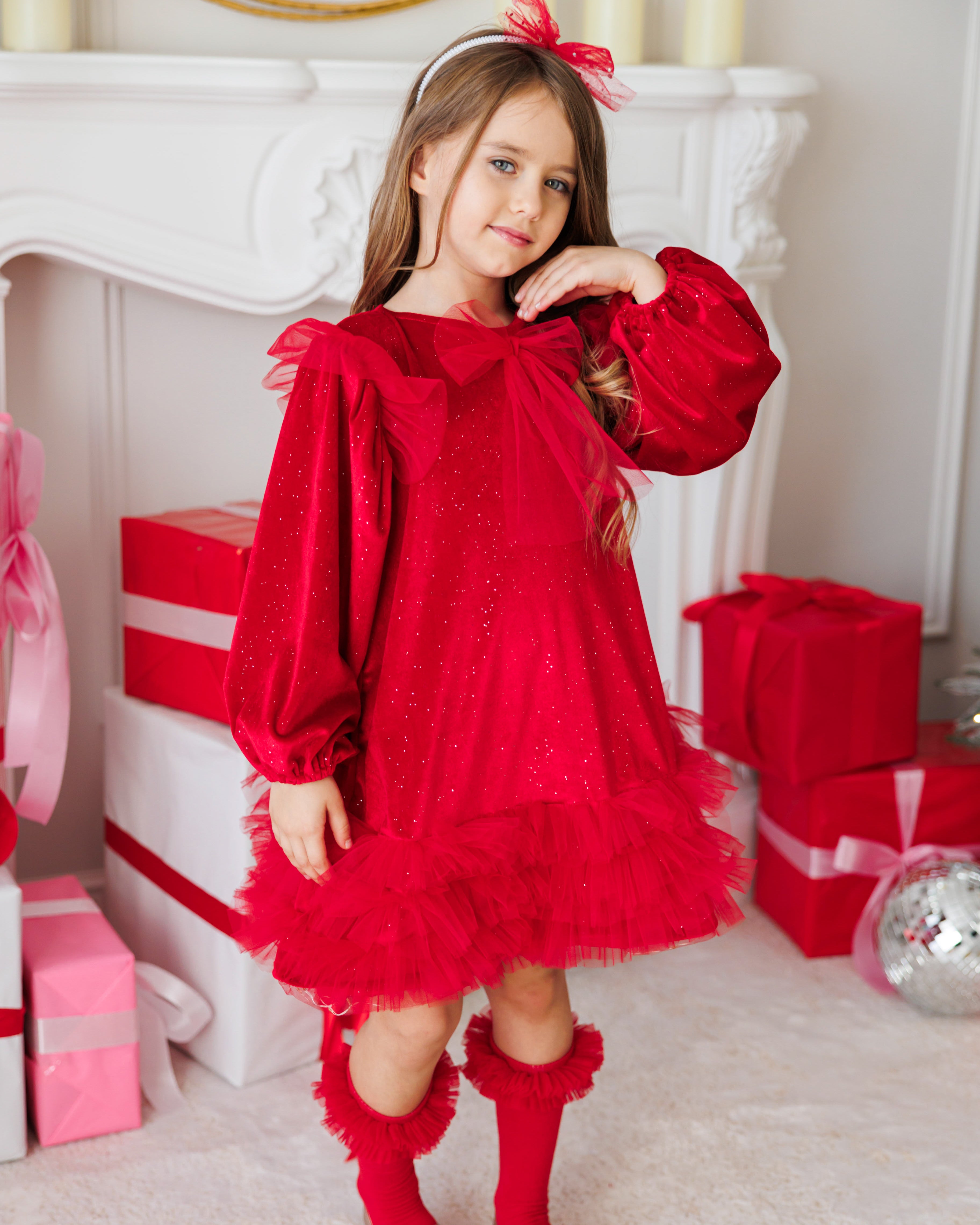 Red Dress with Lights, The Joy of Christmas