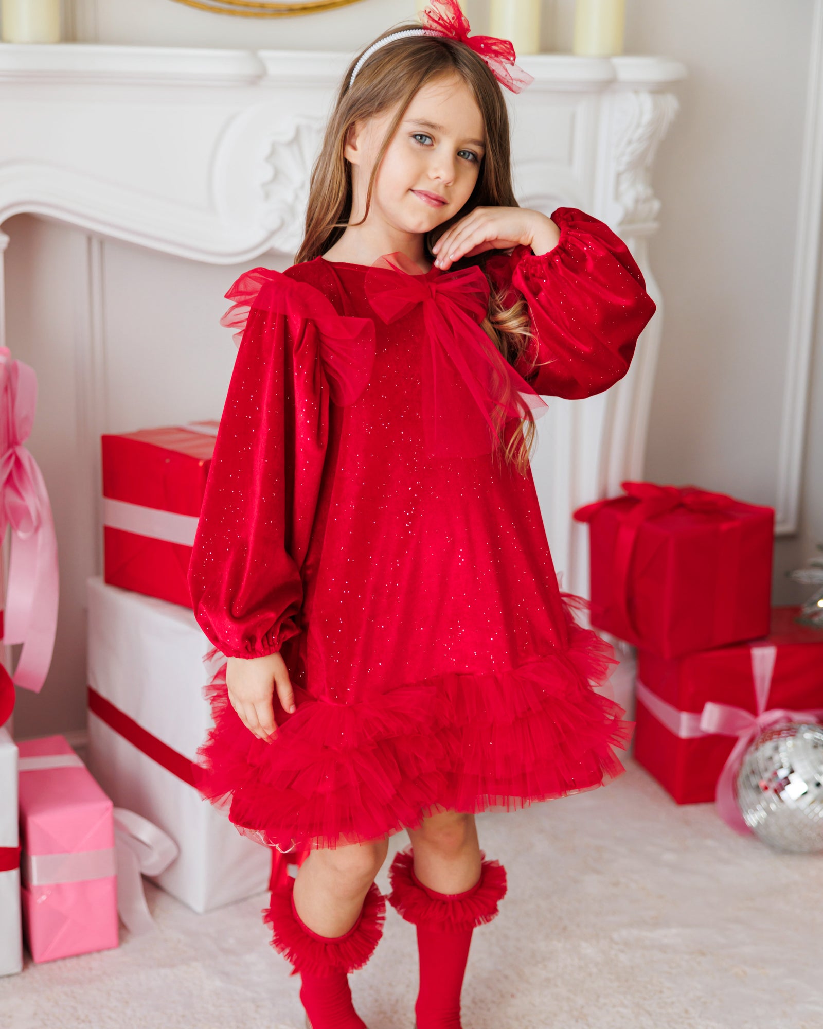 Red Dress with Lights, The Joy of Christmas