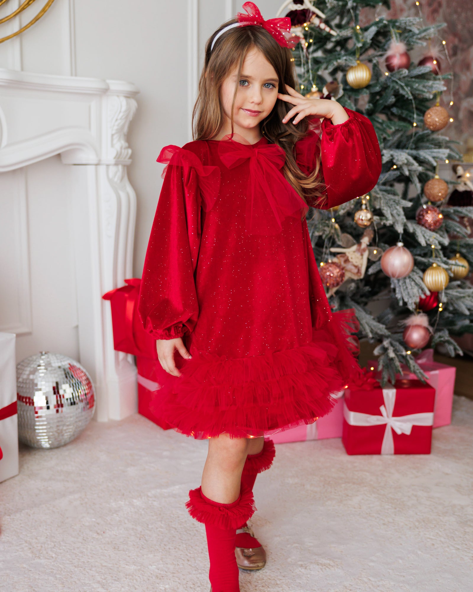 Red Dress with Lights, The Joy of Christmas