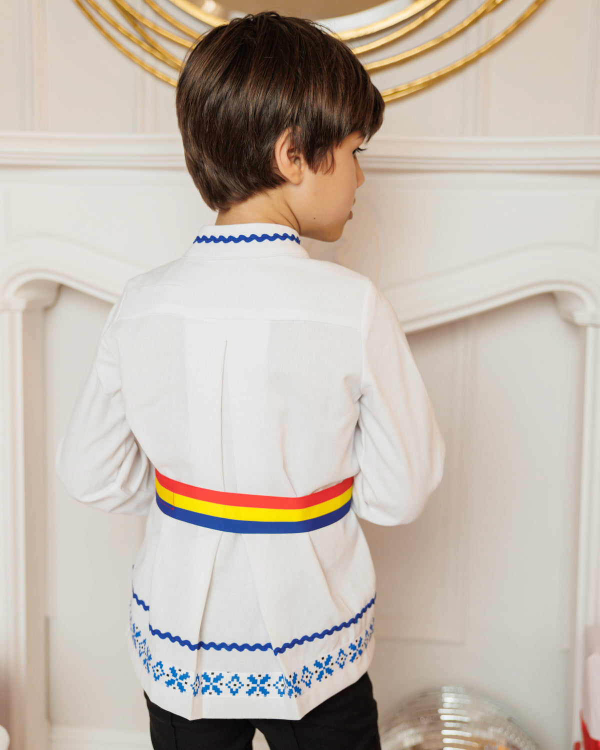 Traditional costume Boy, Romanian