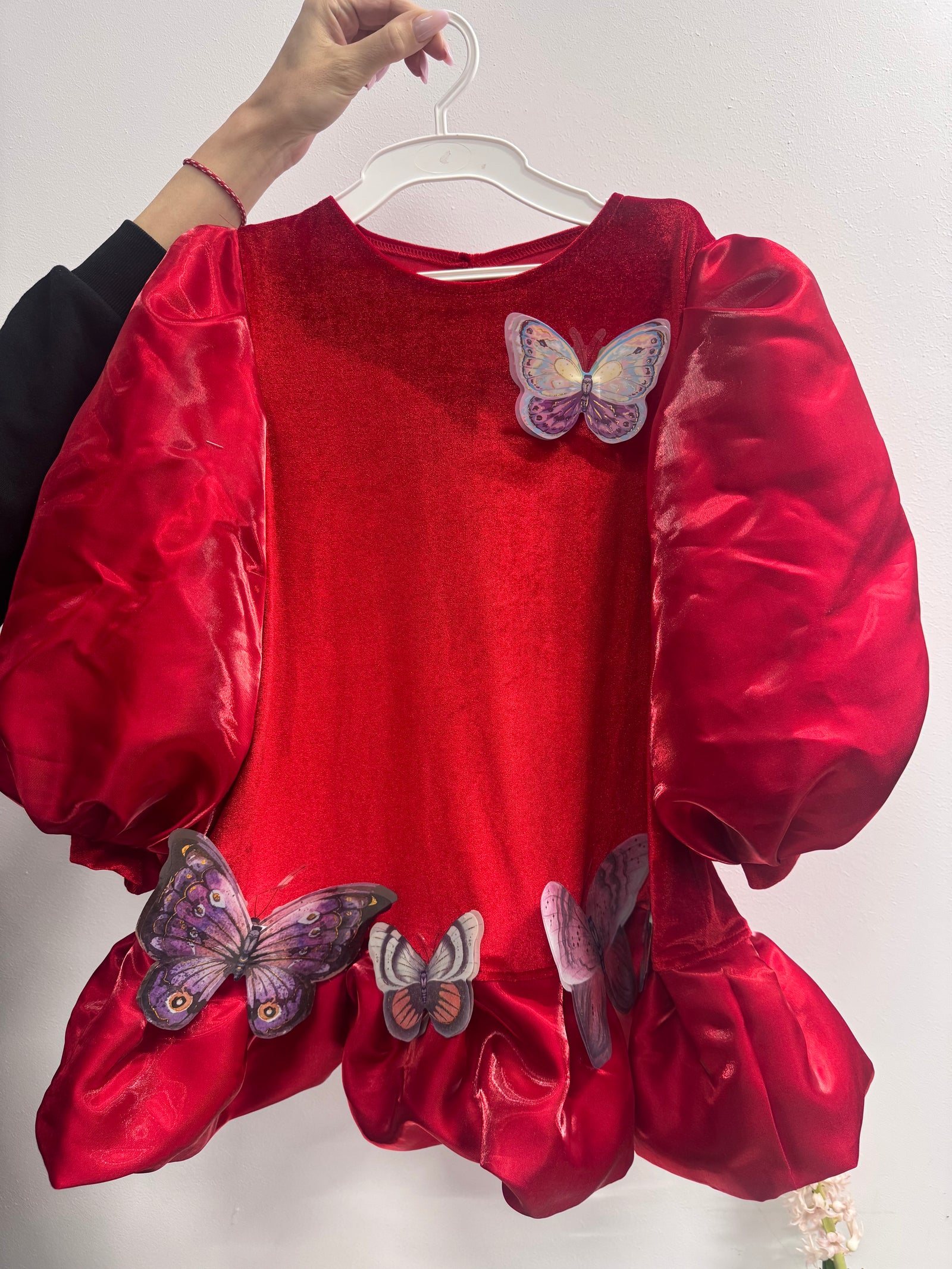 Dress with Butterflies, with Lights, Superb Easter