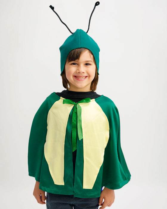 Costum de Licurici, 2 Piese, cu Luminițe, Serbare (Carabus / Greiere / Brotacel)