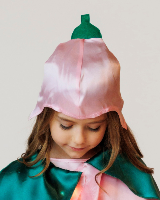 Pink Flower Hat (Rose, Hyacinth, Pansy, Summer Fairy)