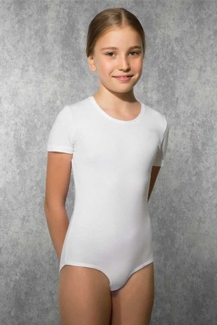 Girls' White Bodysuit