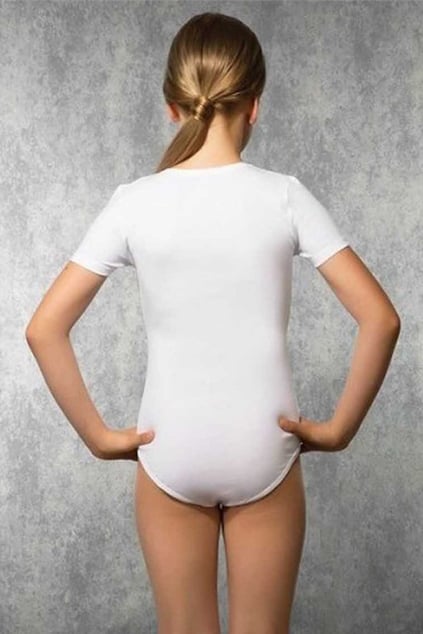 Girls' White Bodysuit