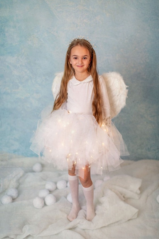 Fustița cu Luminițe, Albă Îngeraș