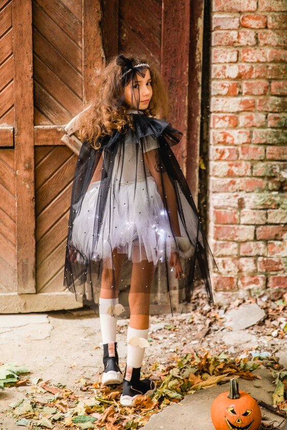 Skirt with Lights, White, Ghost, Halloween