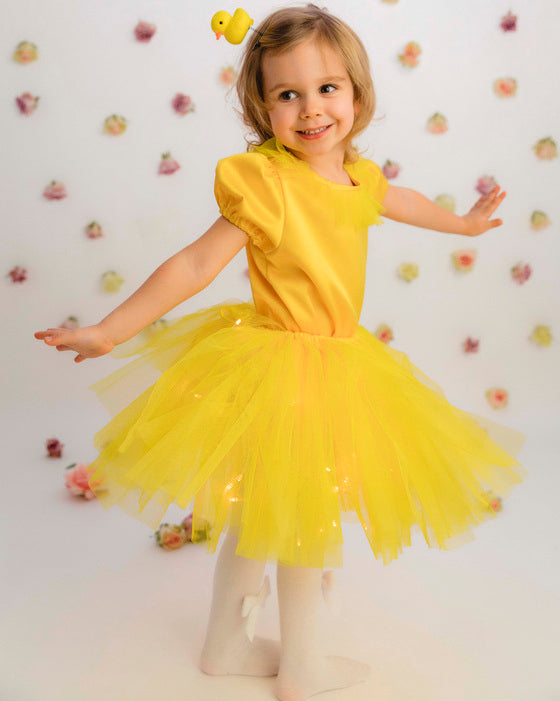 Sunsuit, Duckling / Dandelion / Chick / Yellow Flower, Tulip
