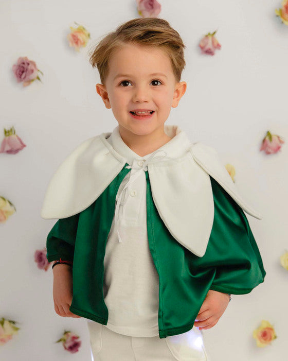 Snowdrop Cape, boy, Spring Recital