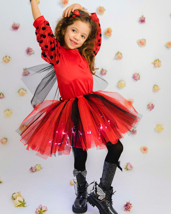 Skirt with Lights, Ladybug for Celebration