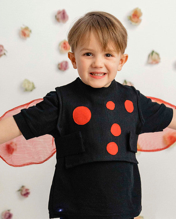 Ladybug Vest, for Boys 