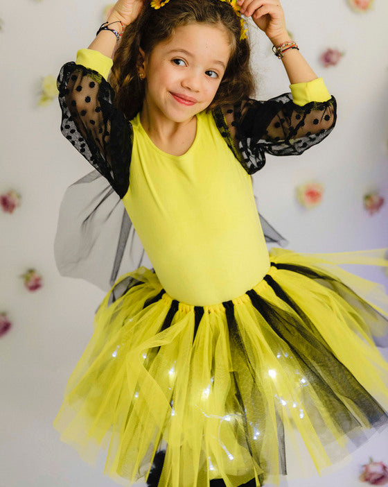 Skirt with Lights, Little Bee, Bee Children's Party