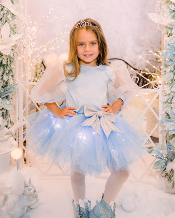 Blue Outfit, Skirt+Blouse+Tiara