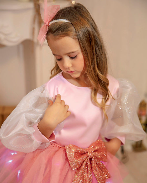 Pink Tulle Headband