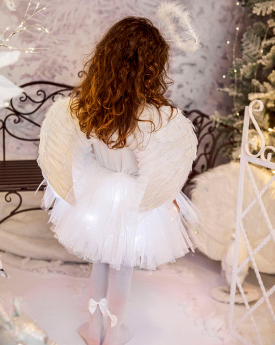 Skirt With Lights, White